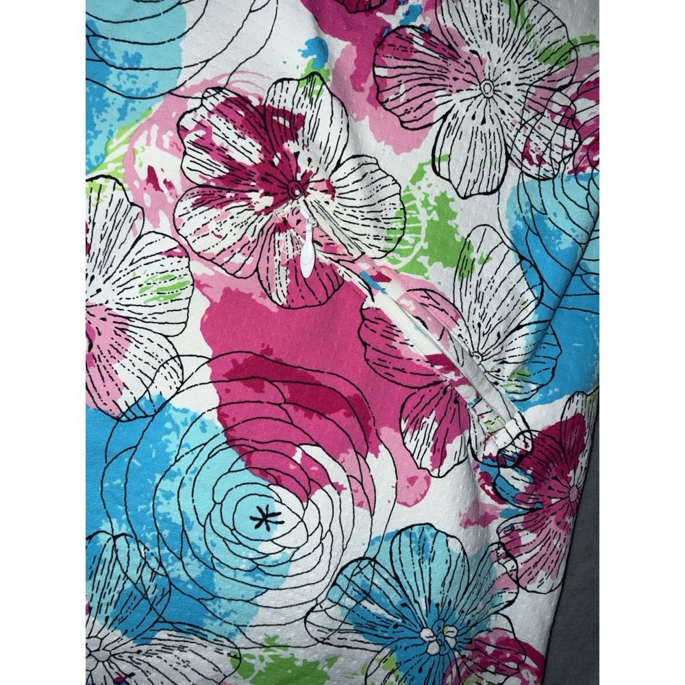 IBKUL Paddy Hot Multicolor Golf Dress Sleeveless Mock Neck Pickleball UPF Sz M - Picture 9 of 10
